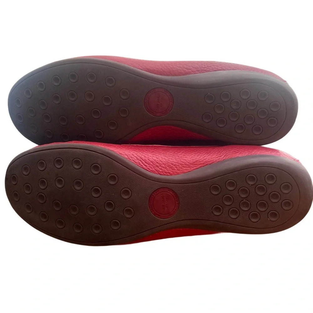 MARC JOSEPH NEW YORK Diana ST red loafers Size 8.5